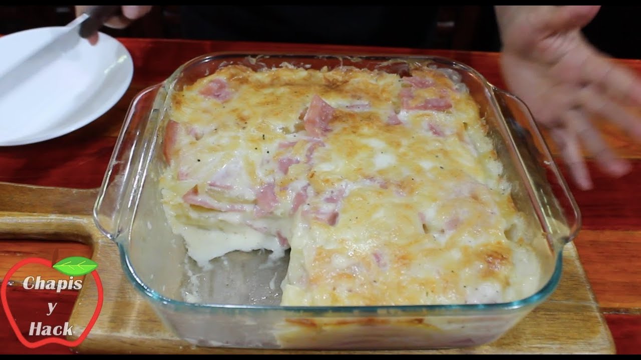 Pastel de Papa, Jamón y Queso