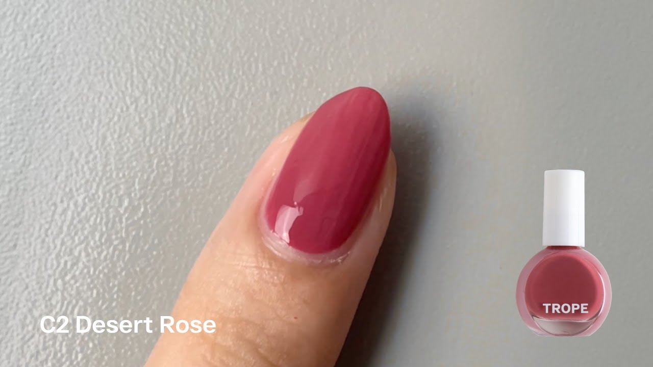 Nail Swatch | TROPE C2 Desert Rose &bull; Waterbased Nail Colour