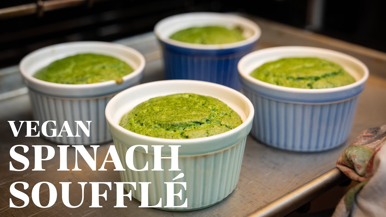 Light as Air Vegan Spinach Soufflé
