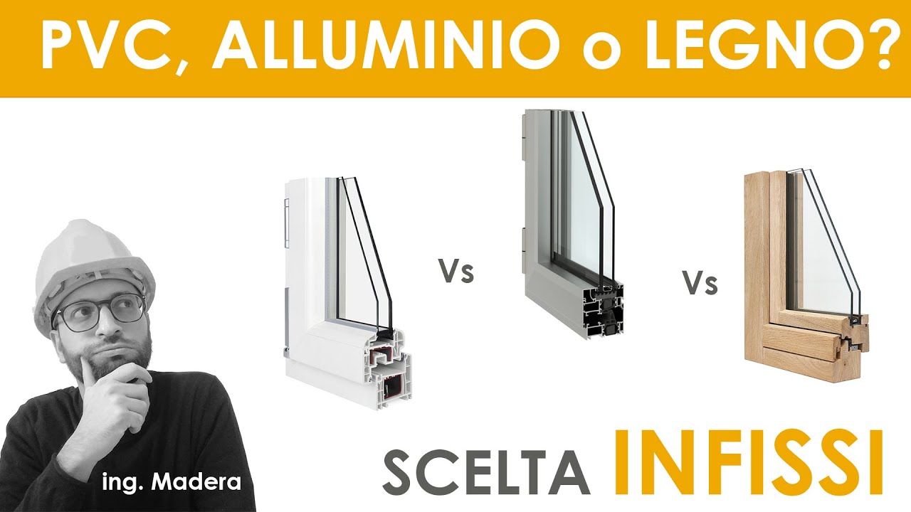 Infissi in PVC, alluminio a legno: quale scegliere? Qual è la migliore finestra o portafinestra?