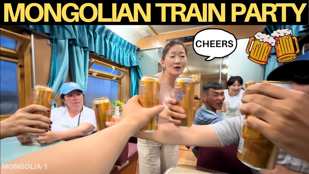 Amazing 15 Hour Journey On Mongolian Train To UlaanBaatar | Mongolia 