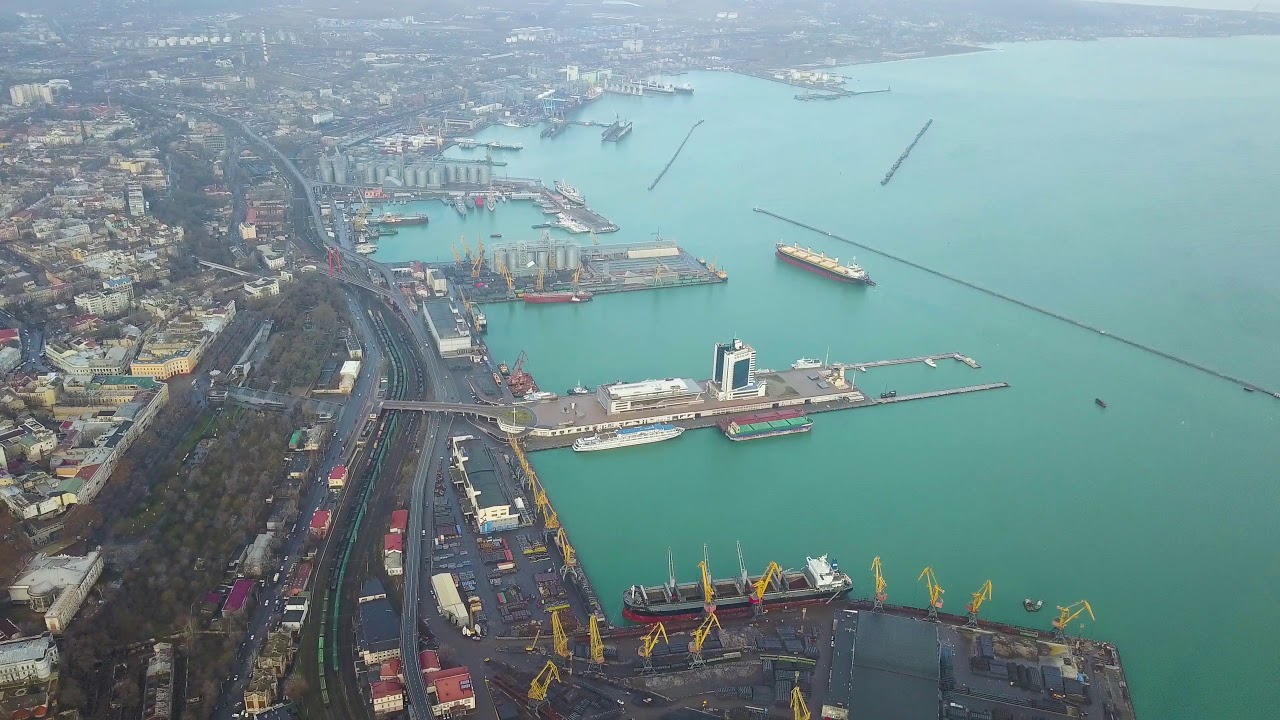 Одесский морской порт, Панорама старого города Одессы