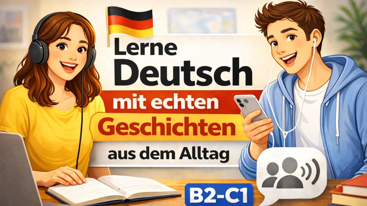 Lerne Deutsch mit echten Geschichten aus dem Alltag | Deutsch hören B2–C1