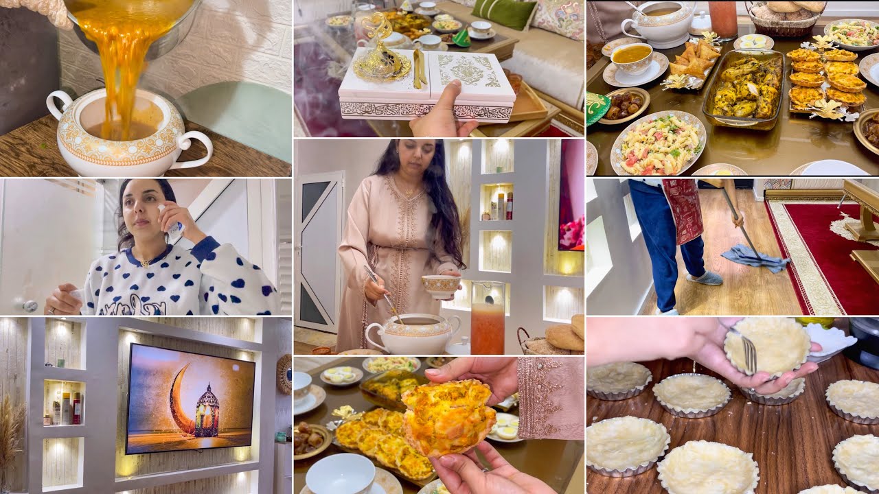 روتين اول يوم في رمضان🌙كيش رائع بعجين سهلة😍واخيرا خديناها اليوم فرحتنا كبيرة بيها ✅