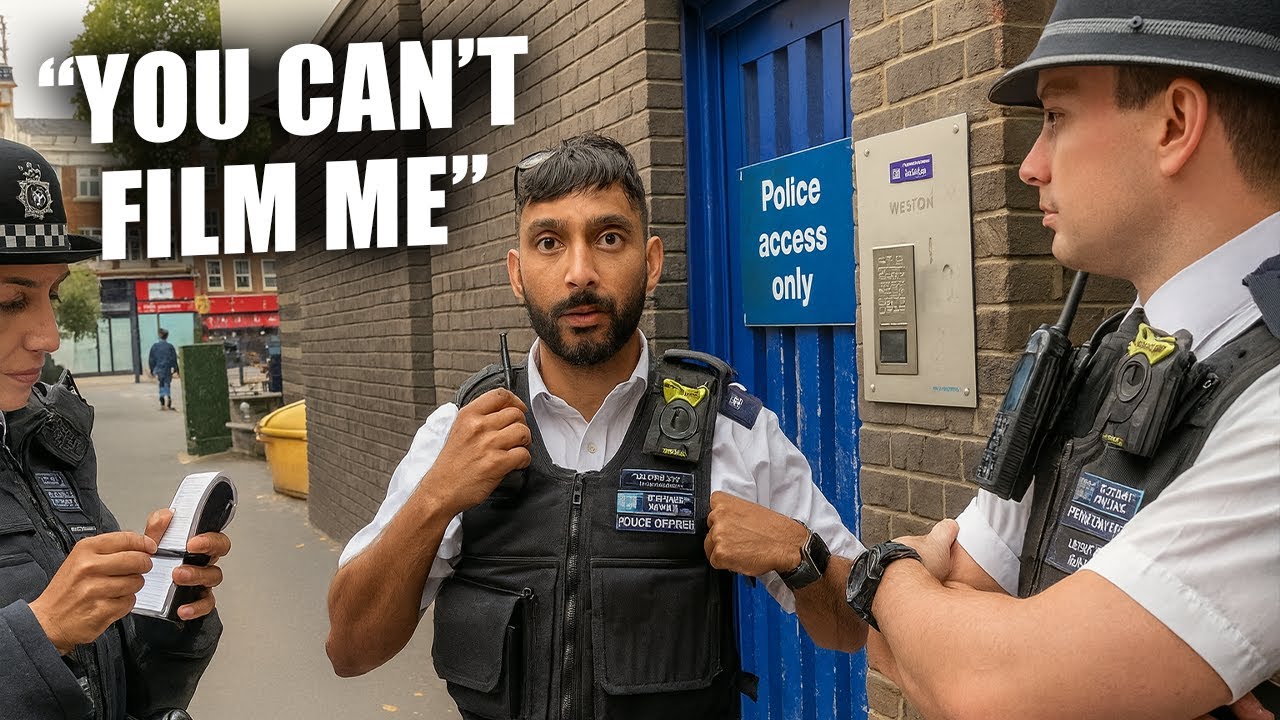 Полиция заявляет: «Вы не можете меня снимать» — аудитор спокойно отвечает, используя британский з...