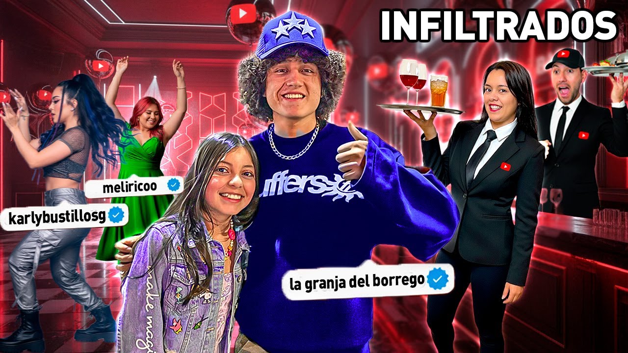 NOS INFILTRAMOS EN UNA FIESTA DE YOUTUBERS