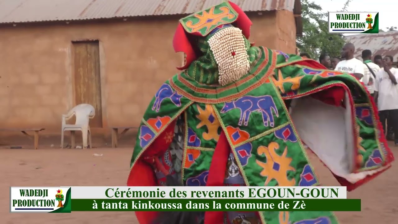 Cérémonie des revenants EGOUN-GOUN  à tanta kinkoussa dans la commune de Zè