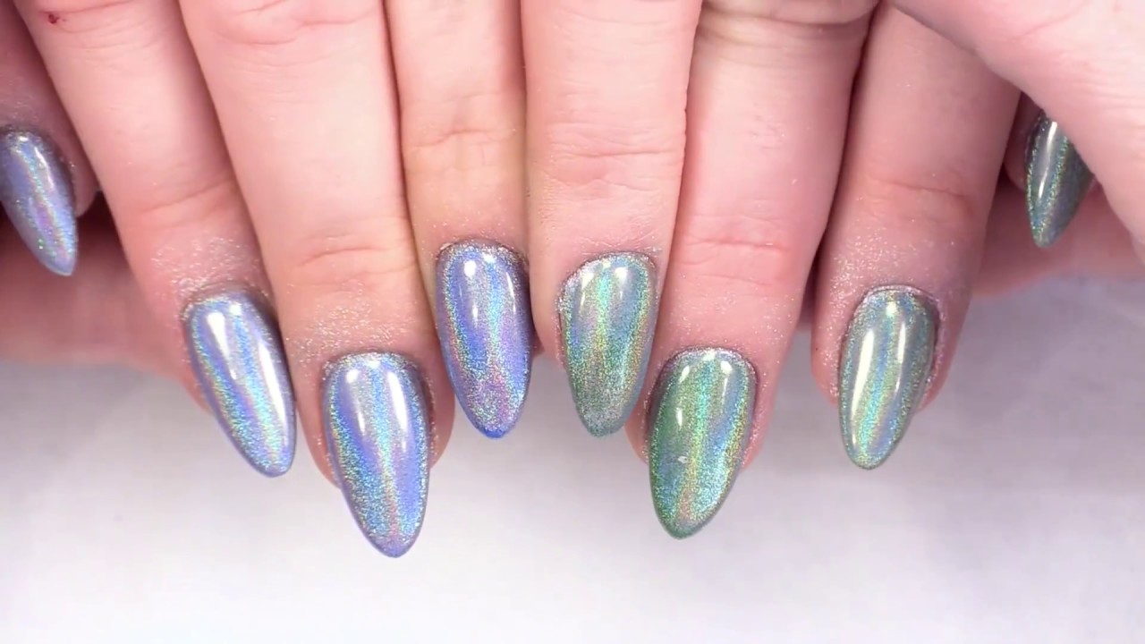 UNGHIE OLO-CROMATE FAI DA TE - Come Applicare il Pigmento in Polvere - Naio Nails Italia