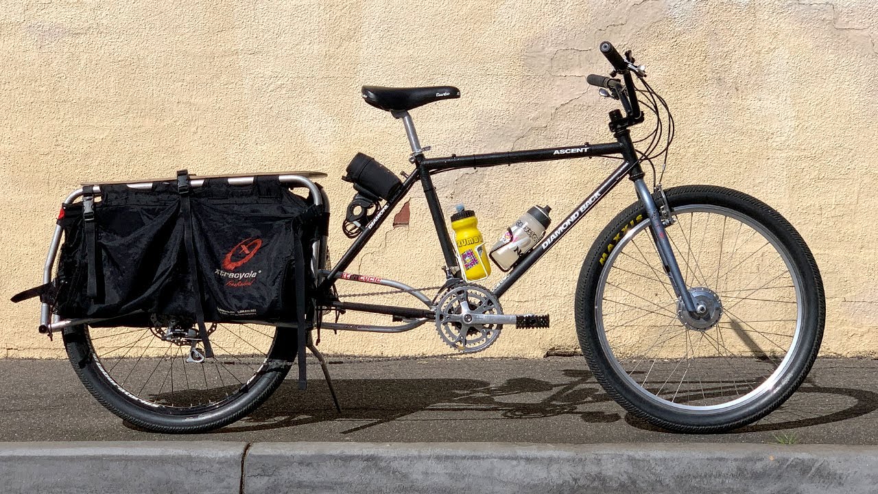 converting an old bike into an electric cargo bike