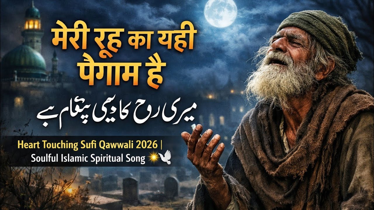 Meri Rooh Ka Yahi Paigam Hai | Heart Touching Sufi Qawwali 2026 | Soulful Islamic Spiritual Song ✨🕊️