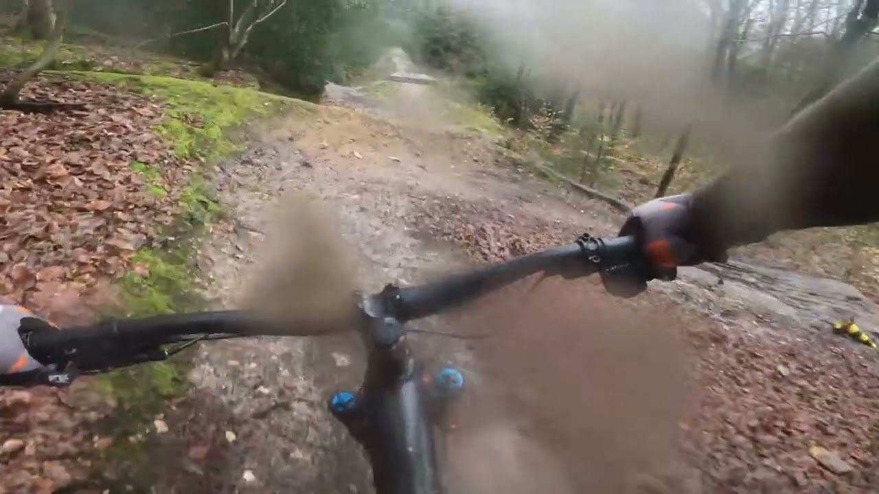 Bei deutschem Wetter in den bike park Aachen!