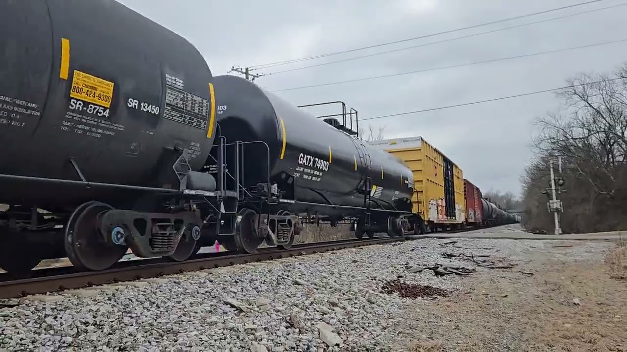 CSX with double heritage unit!!!! 
