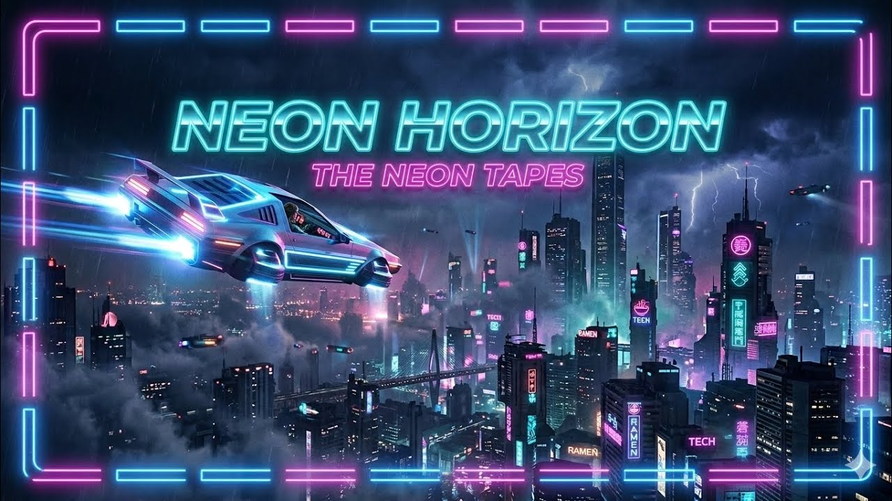 ​🎵 Neon Horizon - Fast Epic Synthwave / Cyberpunk Flight (Music for Gaming & Driving)