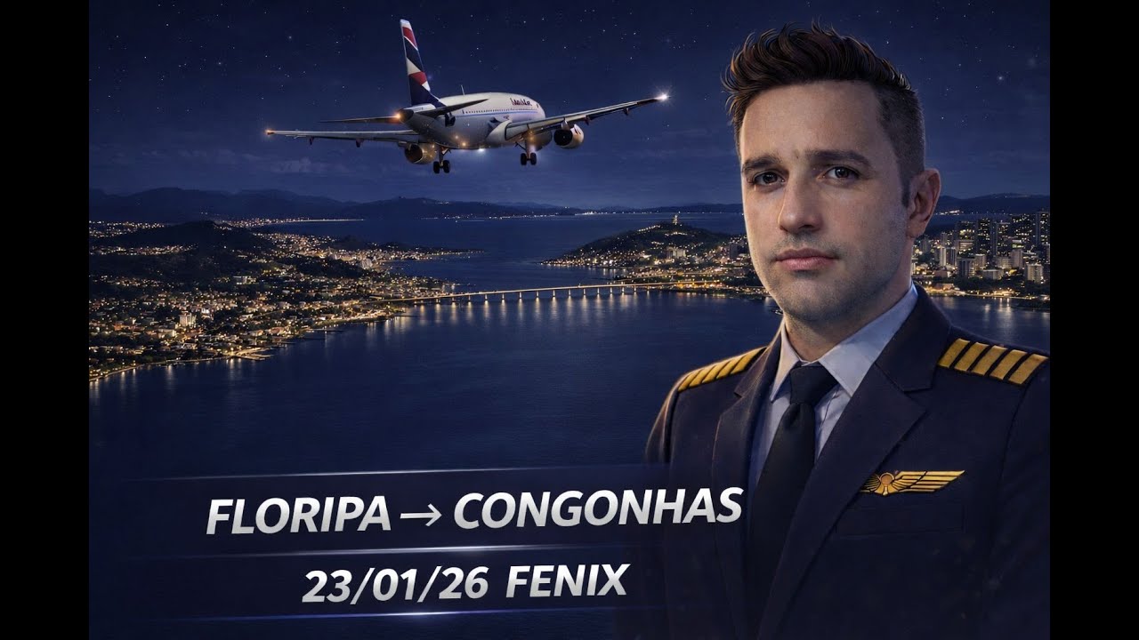 TIME LAPSE FLORIANÓPOLIS   COGONNHAS A320 2 FENIX 23 1 26