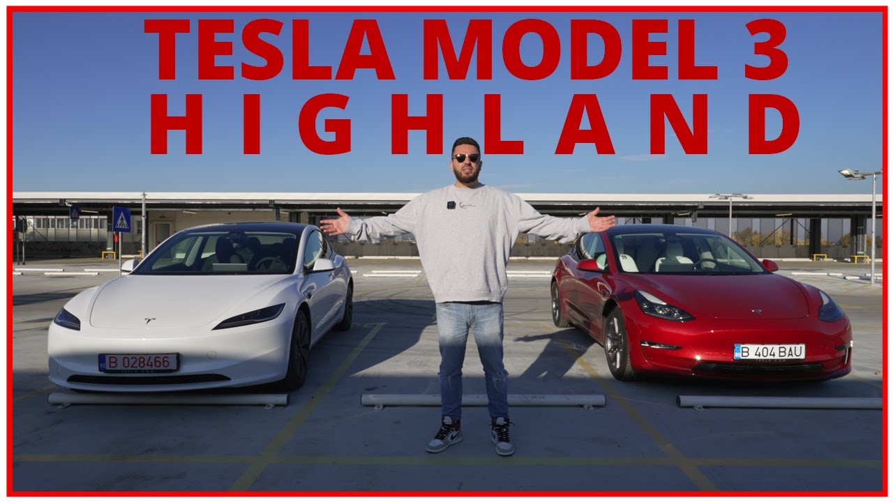 Îmi iau NOUA TESLA MODEL 3 (HIGHLAND)? Comparație video între modelul VECHI (2021) și cel NOU (2023)