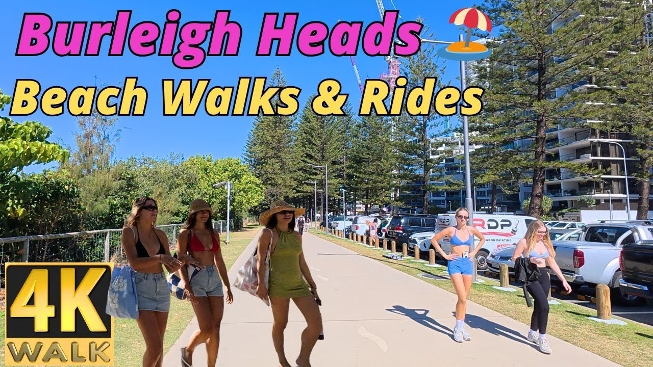 4k Beach Walks & Rides  🌴 Why Burleigh Heads is a Must-Visit on the Gold Coast