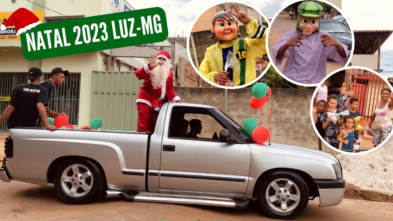 CARREATA DE NATAL 2023 EM LUZ-MG - NATAL SOLIDÁRIO DOS CARROS REBAIXADOS E ANTIGOS