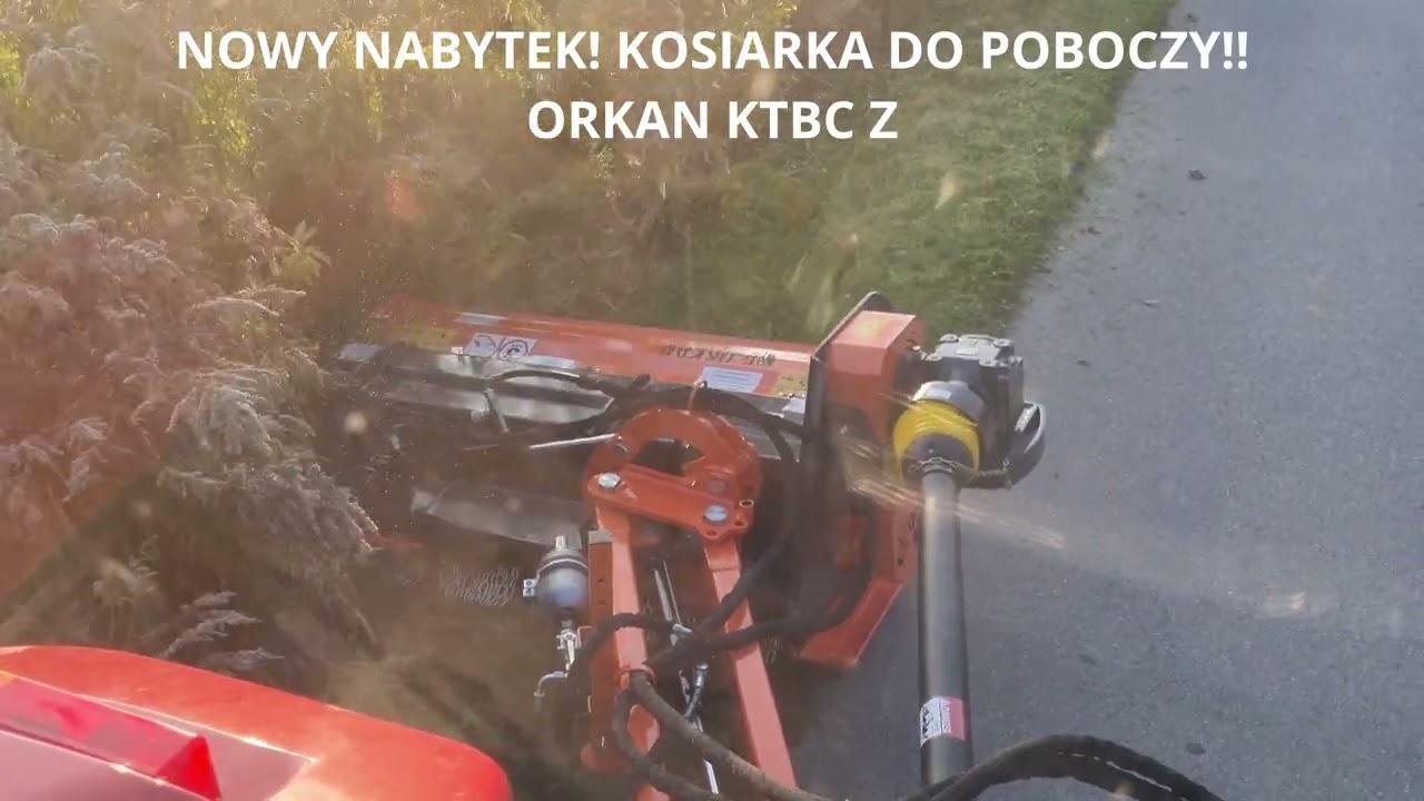 NOWY NABYTEK!!! KOSIARKA BIJAKOWA DO ROW&Oacute;W ORKAN KTBC 160/Z