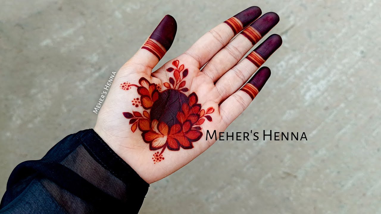 Multi-tone Henna Design || Eid Mehndi 2021 || Meher's Henna