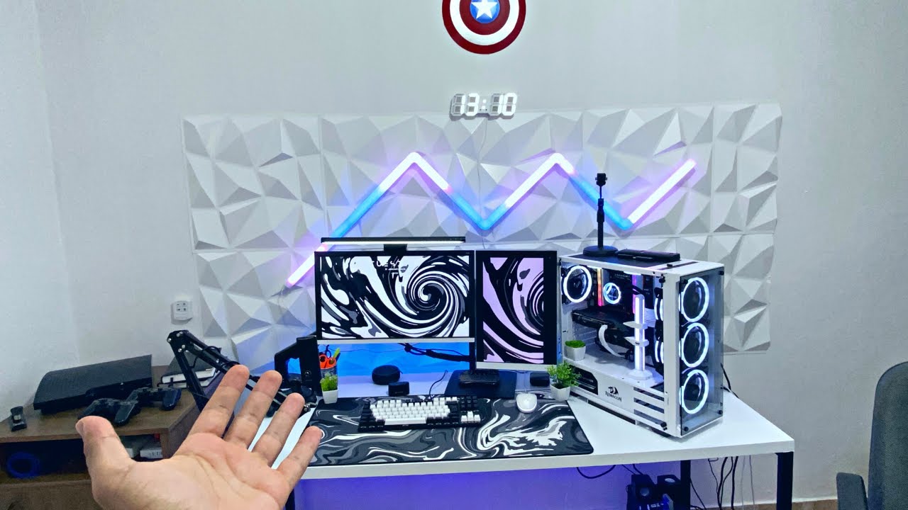 MUDEI O MEU SETUP DE LUGAR! PROJETO QUARTO GAMER