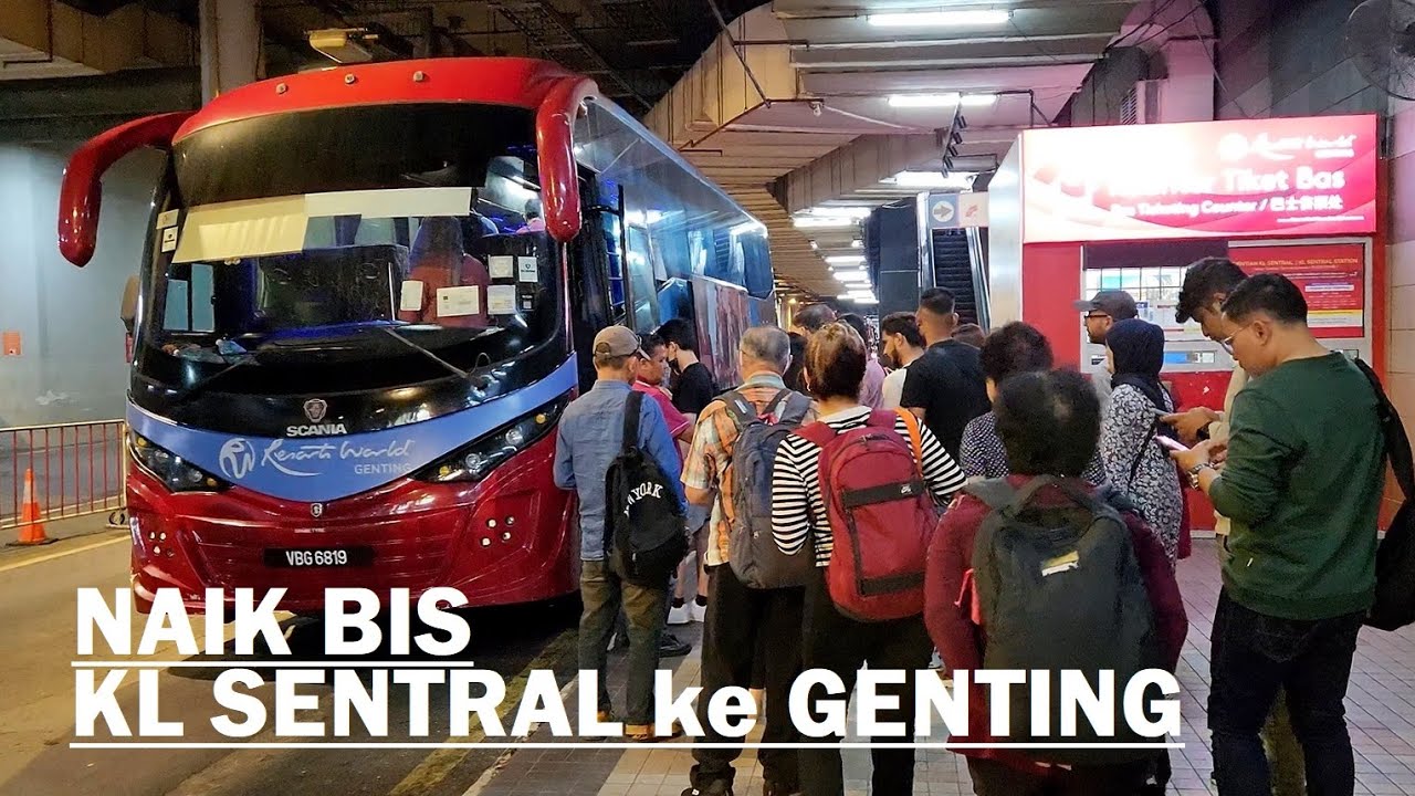 [Full Bus Trip] KL Sentral to Terminal Bas Awana (Awana Sky Central) Genting - walkaround Malaysia