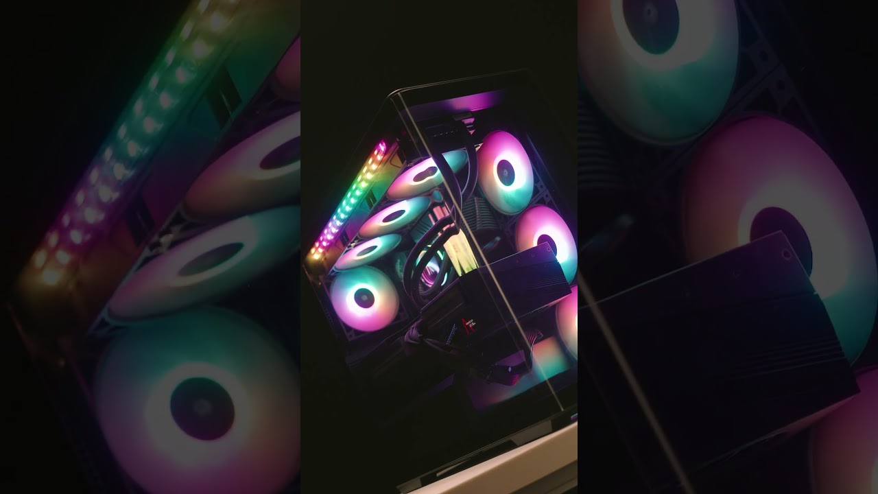 A PC CASE with a CURVED glass side panel!? 😮 Introducing the Jonsbo D300! #pcbuild #pc #gaming