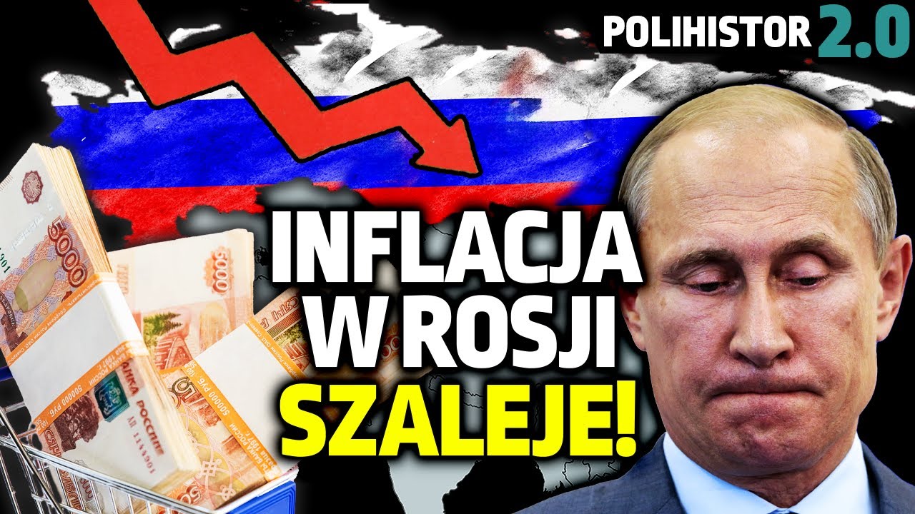 Ceny w Rosji szaleją, rubel rosyjski słabnie, gospodarka Rosji tonie! Upadek Rosji? | Polihistor 2.0