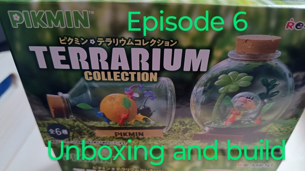 Pikmin Terrarium collection Episode 6 #pikmin #terrarium #unboxing #nintendo 