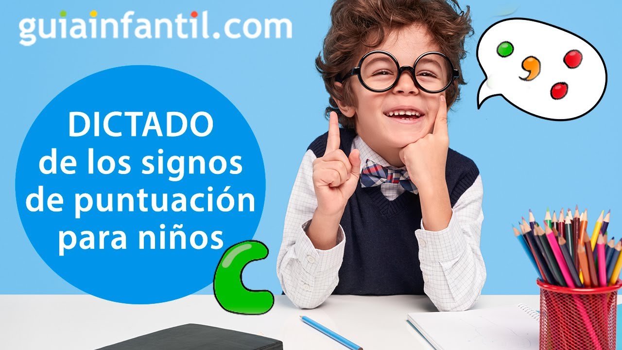 Dictado corto de la coma en enumeración, mayúsculas y puntos suspensivos 📝 Ortografía para niños