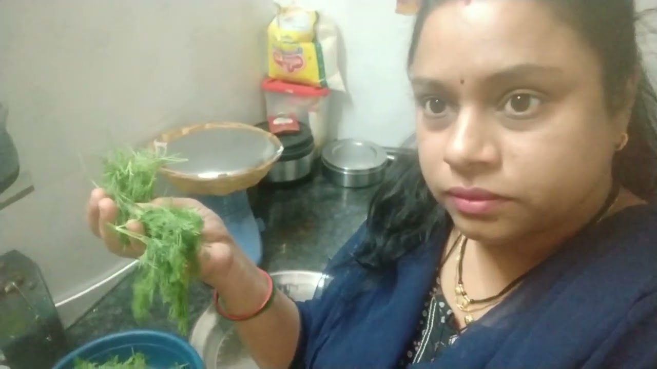 आजचा स्पेशल मेनू 👉 शेपूची भाजी 😍|Daly volg