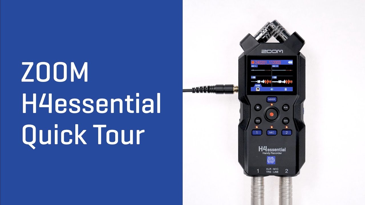 ZOOM H4essential Quick Tour