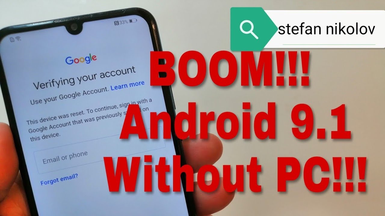 BOOM!!! Huawei P Smart 2019 /POT-LX1/. Remove Google Account, Bypass FRP.