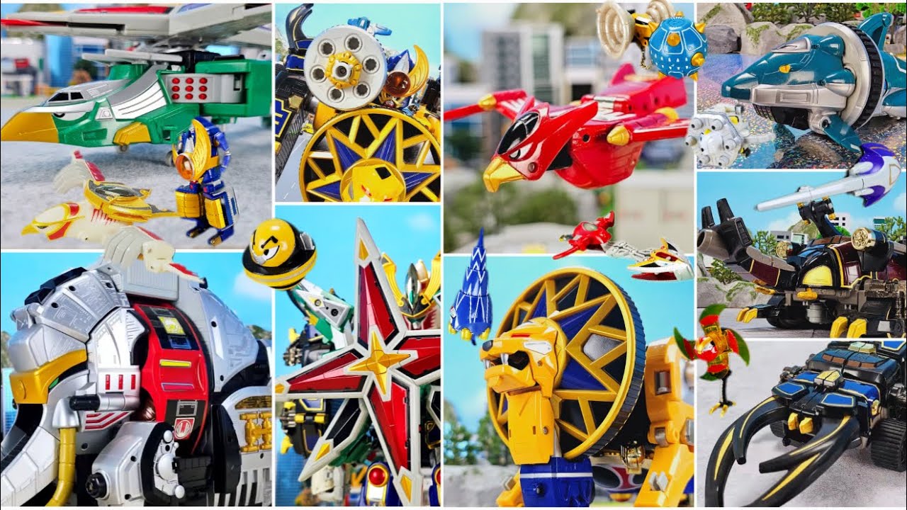 All DX Hurricanger Stop Motion Compilation 忍風戦隊ハリケンジャー PR Ninja Stroms