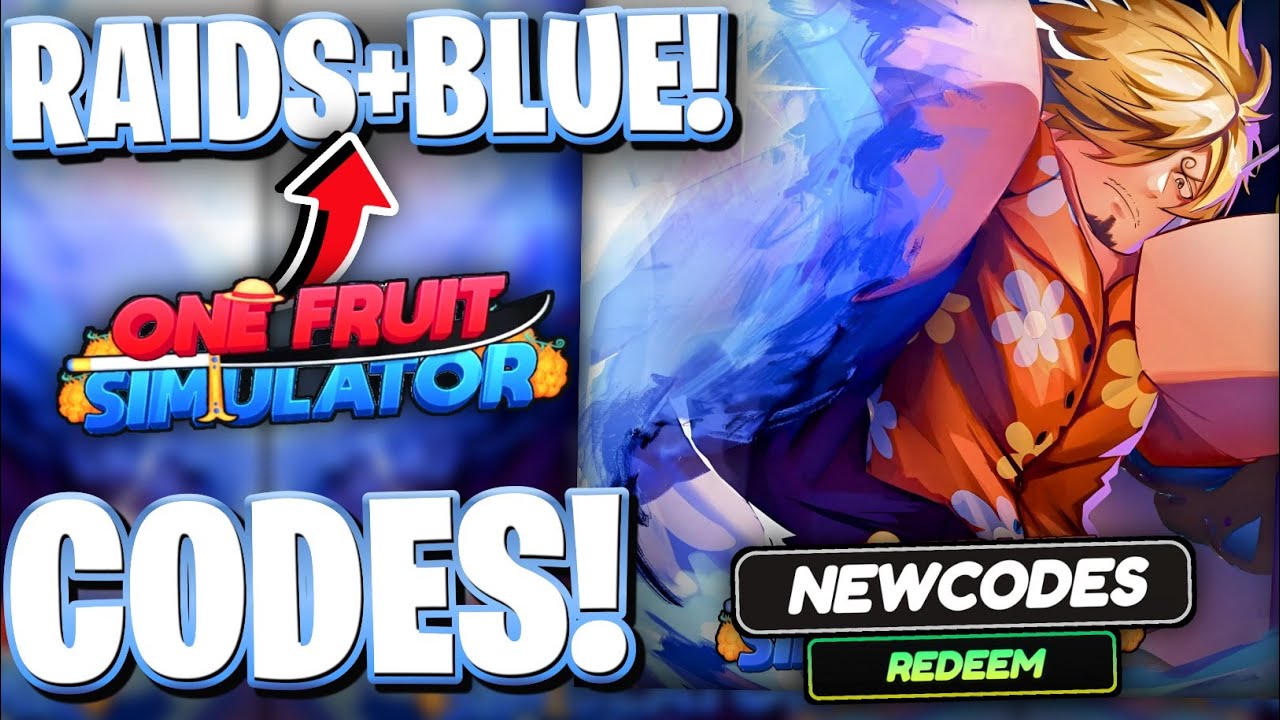 💥ALL ACTIVE RAIDS + BLUE FLAMES UPDATE CODES FOR ONE FRUIT! ROBLOX ONE FRUIT SIMULATOR CODES