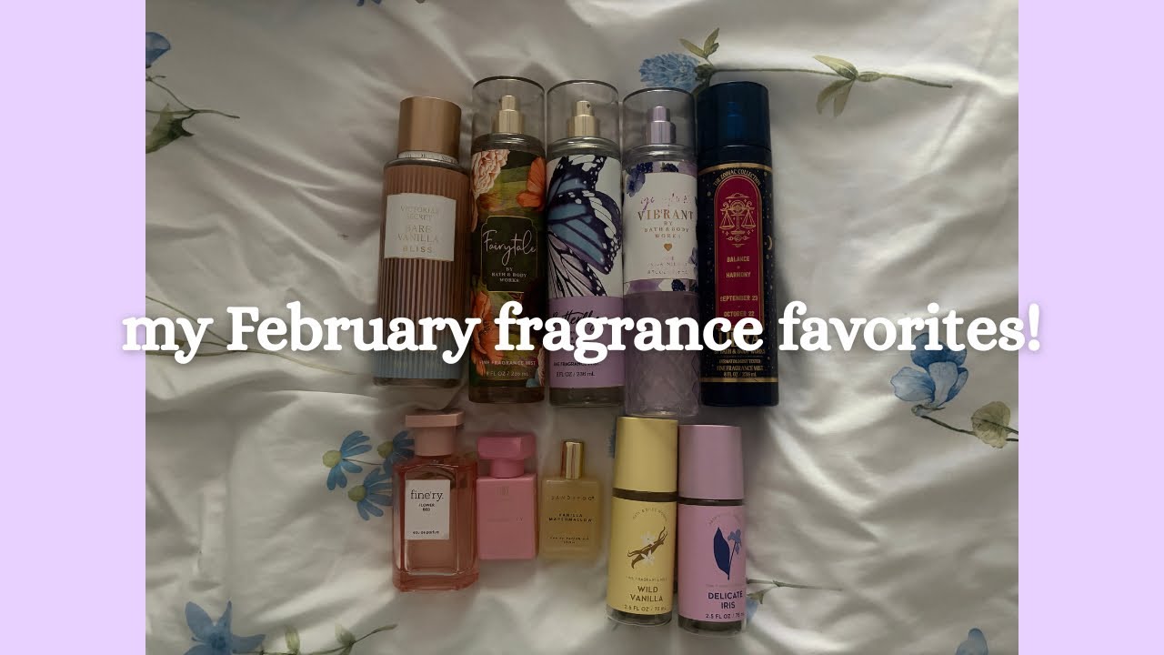 my February fragrance favorites! 🦢💜