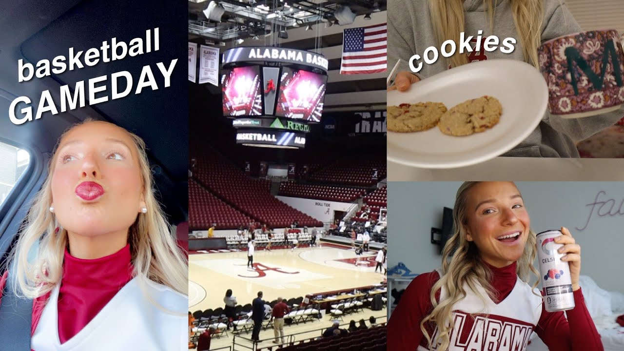 VLOGMAS 7 | cheering basketball game + making cookies🍪✨