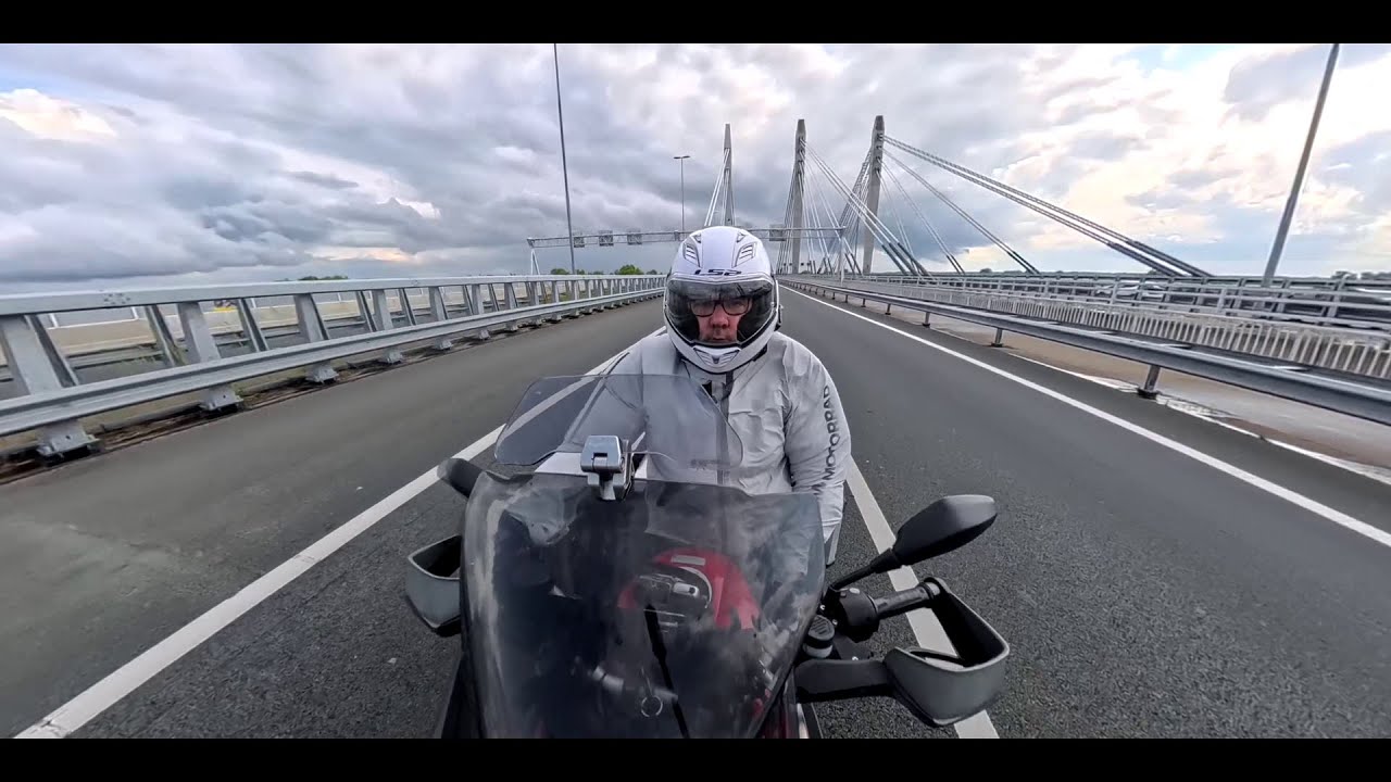 SOLO TRIP FROM ATHENS TO AMSTERDAM BMW 1200 (2005)