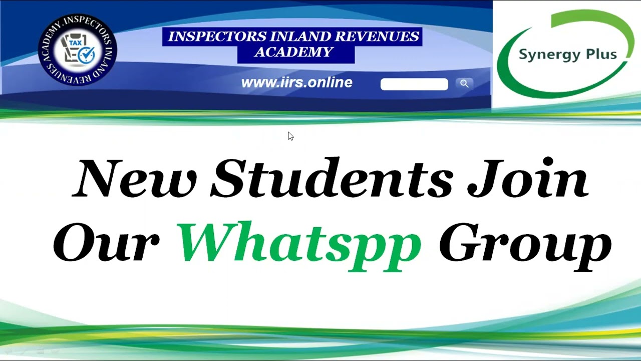 New Students Join Our Whatsapp Group