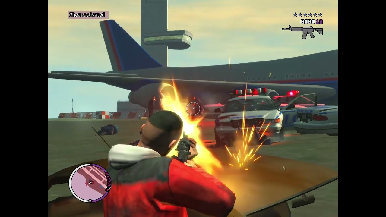 GTA 4 TBoGT: LCPD Vs. Luis (720p) Francis International Airport (Liberty City)