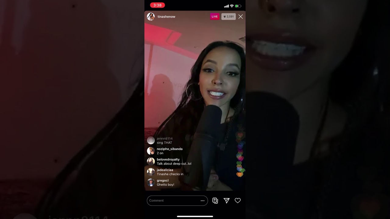 Tinashe Throwing A Concert on Instagram 3/27/20 part 2
