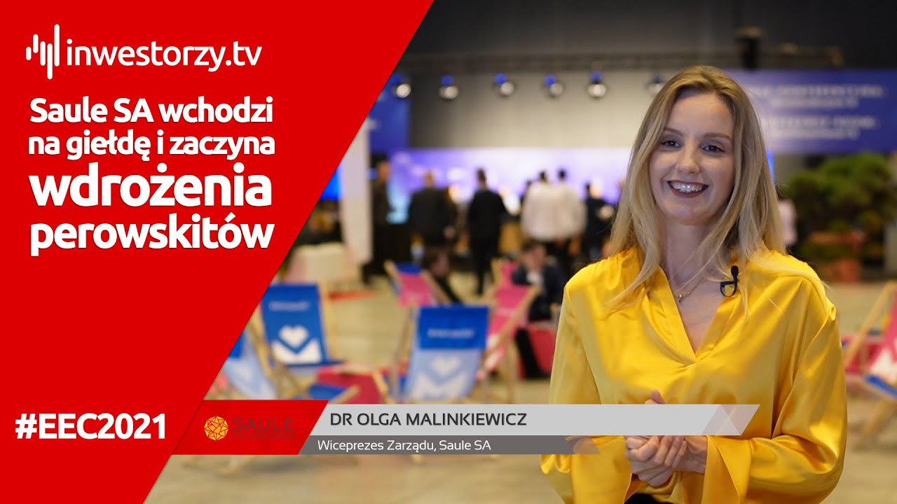 Saule wchodzi na giełdę i rozpoczyna wdrożenia perowskitów