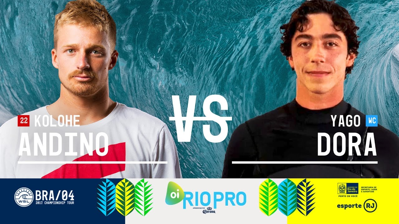 Kolohe Andino vs. Yago Dora - Round Two, Heat 1 - Oi Rio Pro 2017