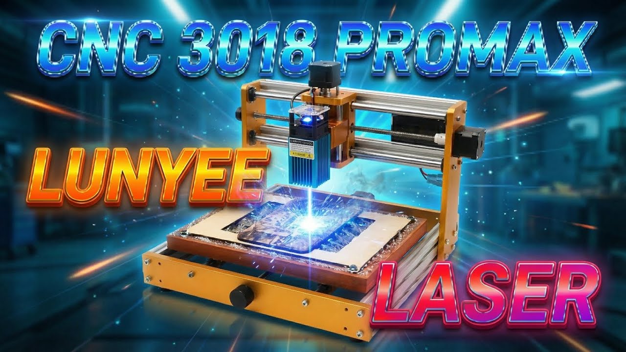 CNC 3018 PROMAX LUNYEE. Laser 