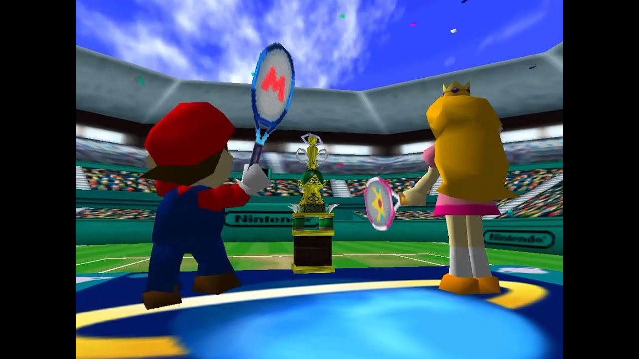 Mario Tennis 64 Doubles Planet Cup -  Peach and Mario