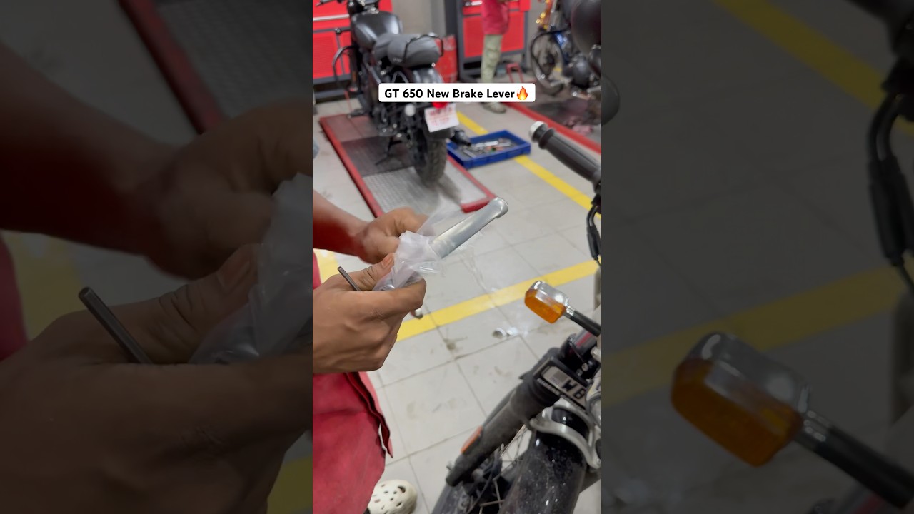 Continental GT 650 New Brake Lever🔥 Changed My GT 650&rsquo;s Broken Brake Lever💀 #gt650 #brakelever