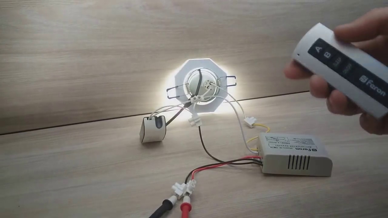 Подключение пульта ДУ Feron ТМ75