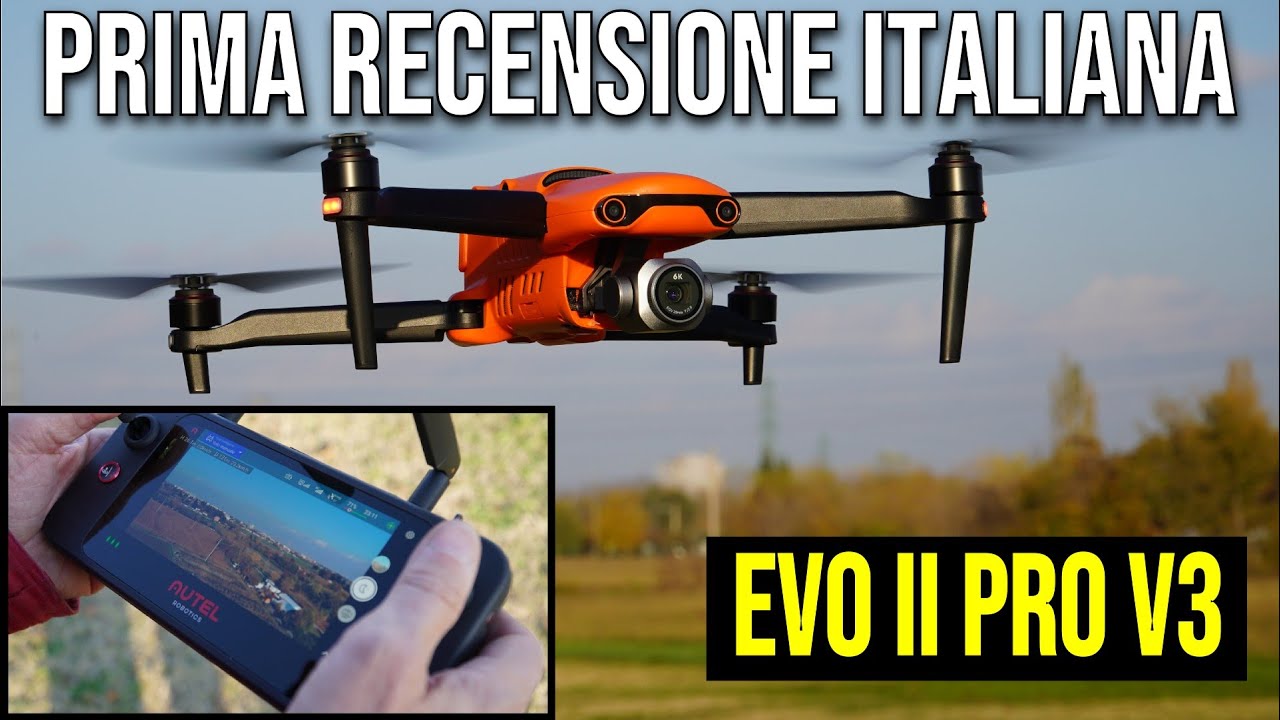 Prima RECENSIONE ITA DRONE Autel EVO II Pro v3 - Waypoint Dynamic Track