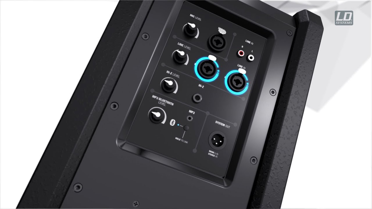 LD Systems MAUI 11 G2 - Portable Column PA System with Mixer and Bluetooth
