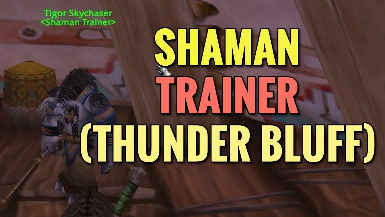Thunder Bluff Shaman Trainer (WoW Classic)