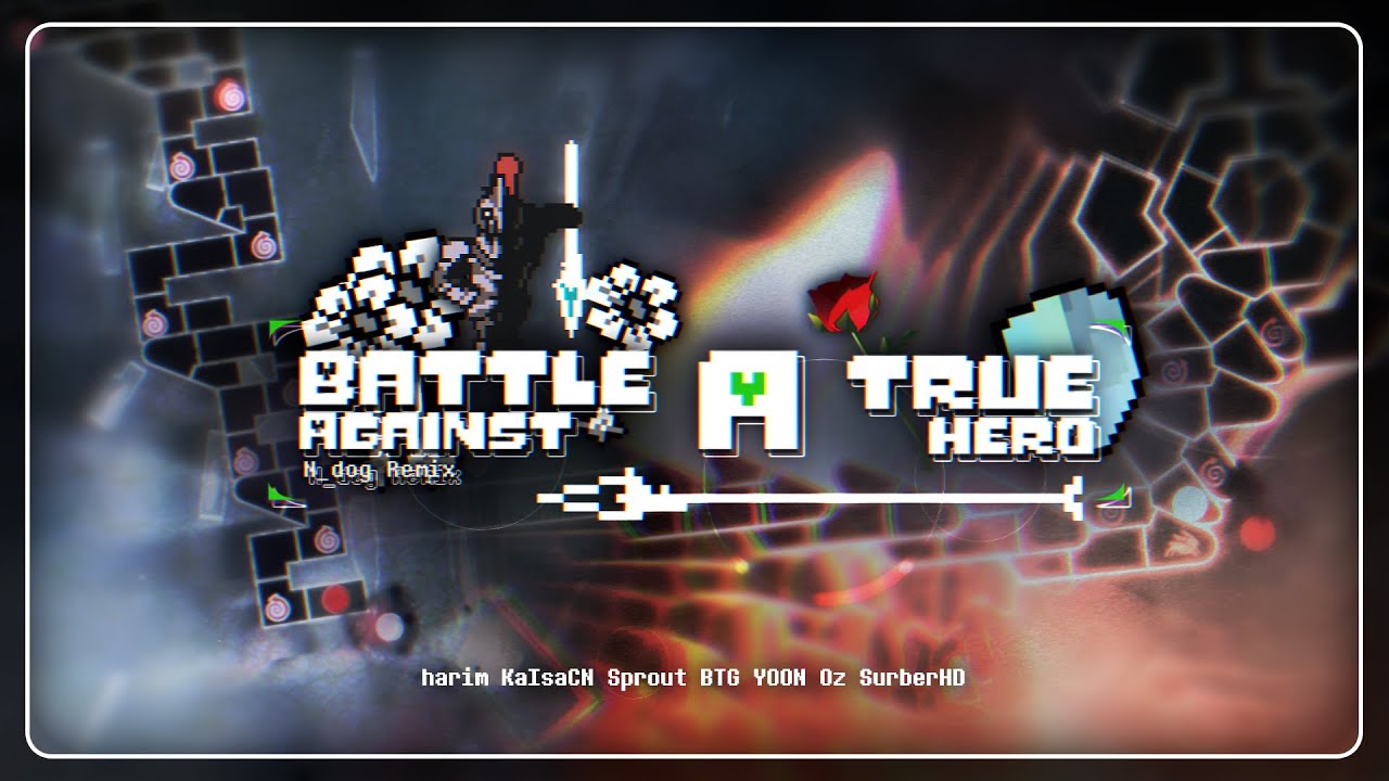 [ ADOFAI Collab ] Toby Fox - Battle Against A True Hero (N_dog Remix)